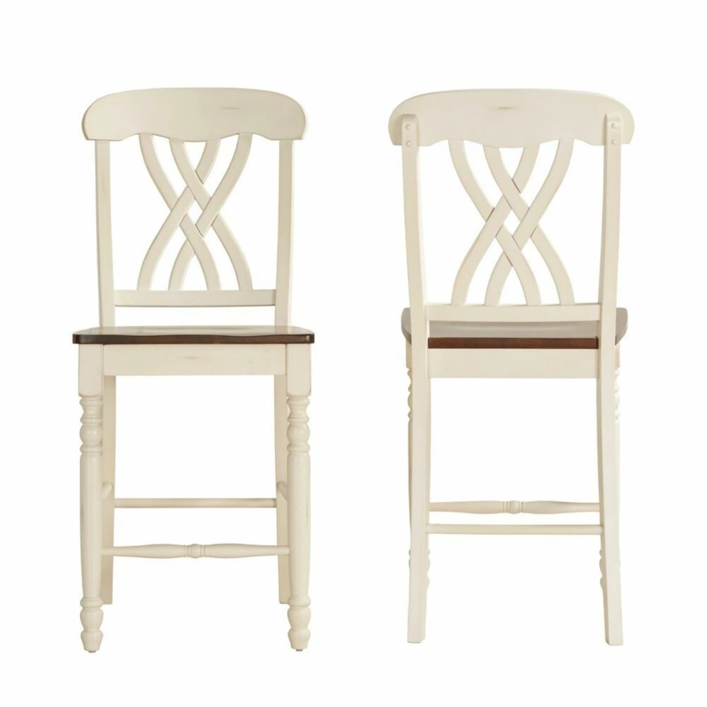 Best deal 🎉 Rectangle HumbleNest Homestead Distressed Two Tone 7 Piece Counter Height Dining Set 😀 5 Best deal 🎉 Rectangle HumbleNest Homestead Distressed Two Tone 7 Piece Counter Height Dining Set 😀 - Image 3