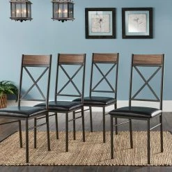 Outlet 😉 Rectangle Weston Home Gorica 5 Piece Dinette Set ✨ -Kitchen Sales Store detailHME3772