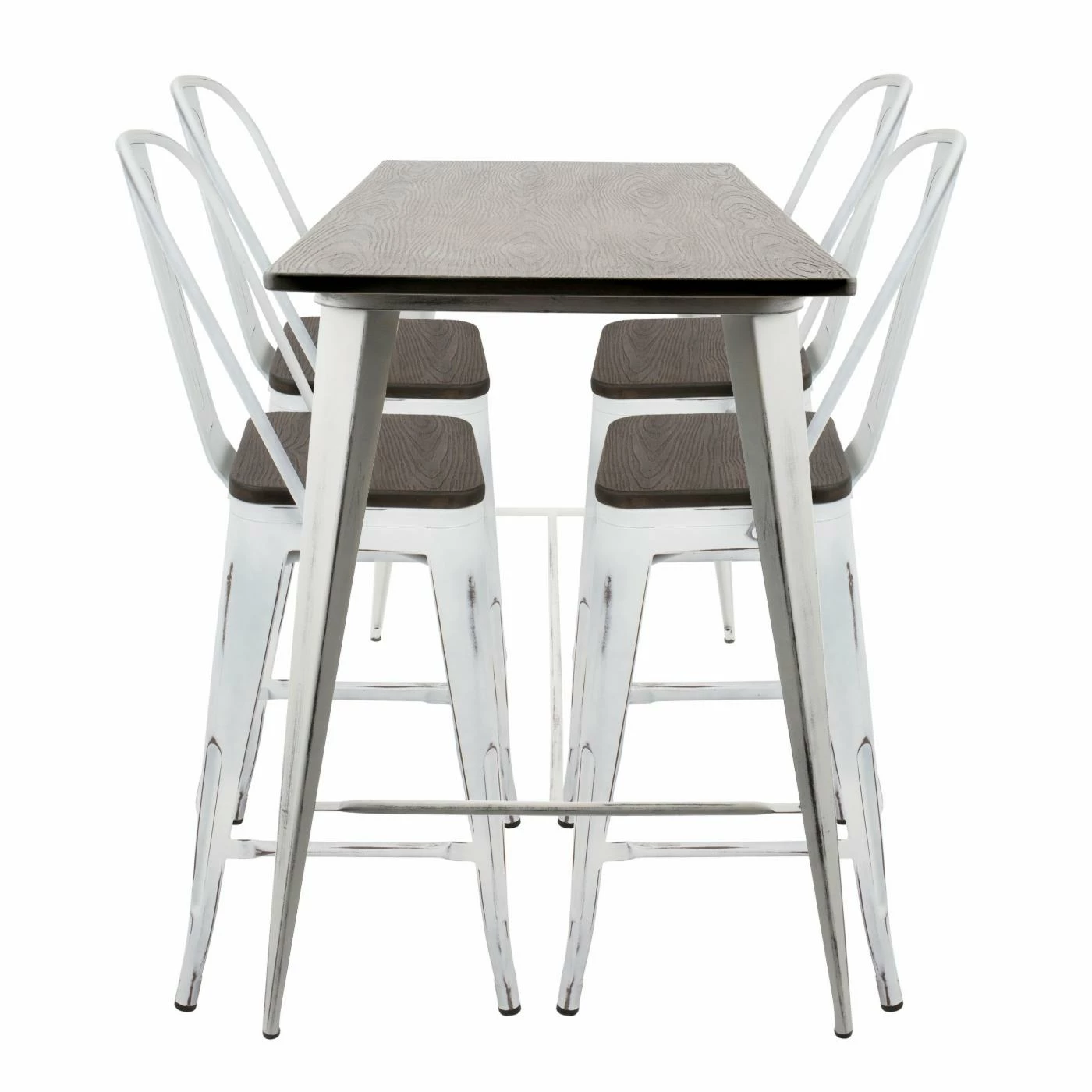 Promo 😉 Rectangle LumiSource Oregon 5 Piece High Back Counter Dining Table Set 🔥 5 Promo 😉 Rectangle LumiSource Oregon 5 Piece High Back Counter Dining Table Set 🔥 - Image 3