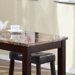 Best Sale ๐ฏ Rectangle Roundhill Furniture 3 Piece Counter Height Breakfast Table Set โ๏ธ 9 Best Sale ๐ฏ Rectangle Roundhill Furniture 3 Piece Counter Height Breakfast Table Set โ๏ธ -Kitchen Sales Store detailROUN124