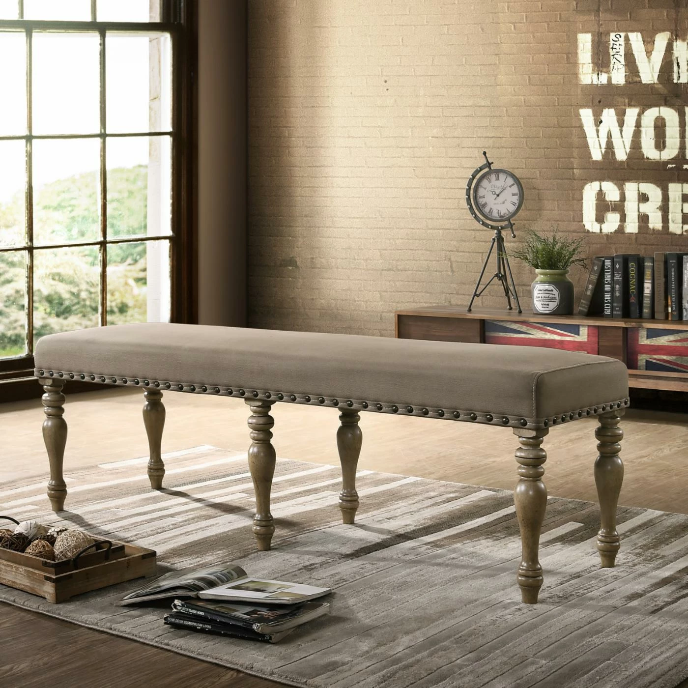 Cheap 🔔 Rectangle Roundhill Furniture Birmingham 6 Piece Dining Set 🎁 5 Cheap 🔔 Rectangle Roundhill Furniture Birmingham 6 Piece Dining Set 🎁 - Image 3