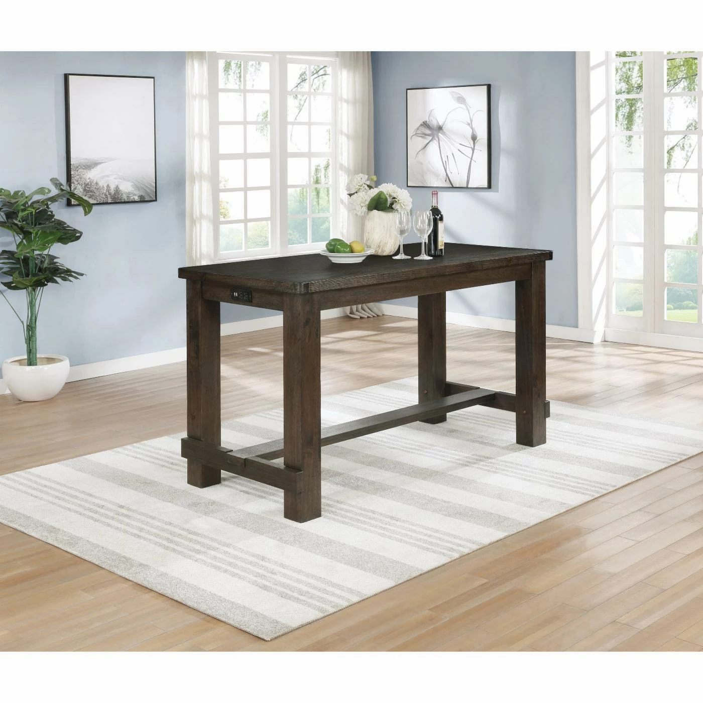 Hot Sale ๐ Rectangle Roundhill Furniture Kessel 5 Piece Wood Counter Height Dining Table Set ๐ฅฐ 5 Hot Sale ๐ Rectangle Roundhill Furniture Kessel 5 Piece Wood Counter Height Dining Table Set ๐ฅฐ - Image 3