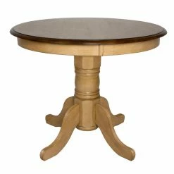 Top 10 😀 Sunset Trading 3-Piece Brook 36 In. Round Dining Set With Slat Back Chairs 😀 -Kitchen Sales Store detailSET731