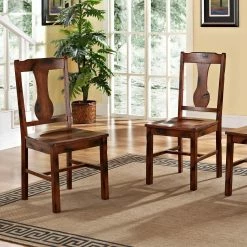 Cheapest 🤩 Rectangle Walker Edison Rocky Hill 6-Piece Solid Wood Dining Set - Dark Oak ⭐ 8 Cheapest 🤩 Rectangle Walker Edison Rocky Hill 6-Piece Solid Wood Dining Set - Dark Oak ⭐ -Kitchen Sales Store detailWAL180