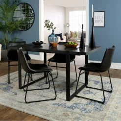 Top 10 🌟 Rectangle Manor Park Urban Blend 5 Piece Dining Set 😀 -Kitchen Sales Store detailWAL587