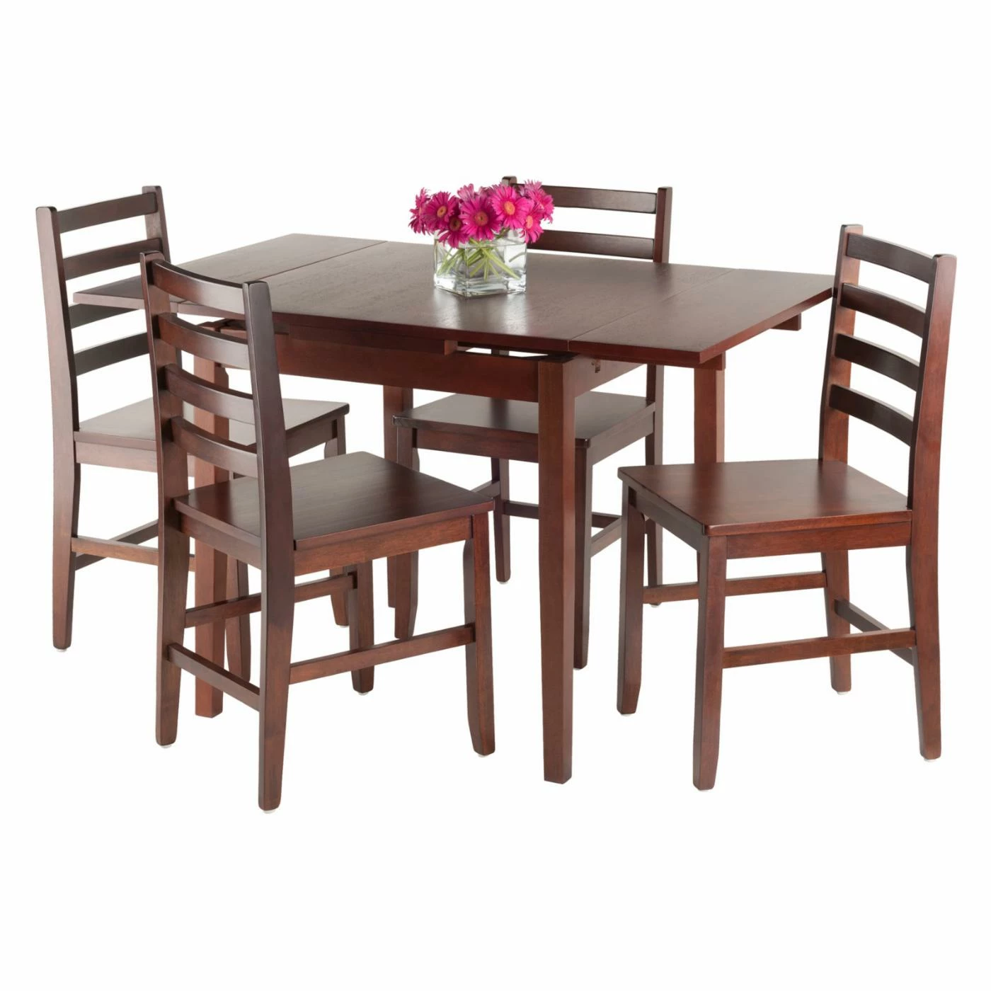 Best reviews of 😍 Square Winsome Pulman 5 Piece Extension Dining Table Set With Ladderback Chairs 😍 5 Best reviews of 😍 Square Winsome Pulman 5 Piece Extension Dining Table Set With Ladderback Chairs 😍 - Image 3