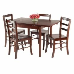 Best Pirce ❤️ Square Winsome Pulman 5 Piece Extension Dining Table Set 🔔 9 Best Pirce ❤️ Square Winsome Pulman 5 Piece Extension Dining Table Set 🔔 -Kitchen Sales Store detailWI756