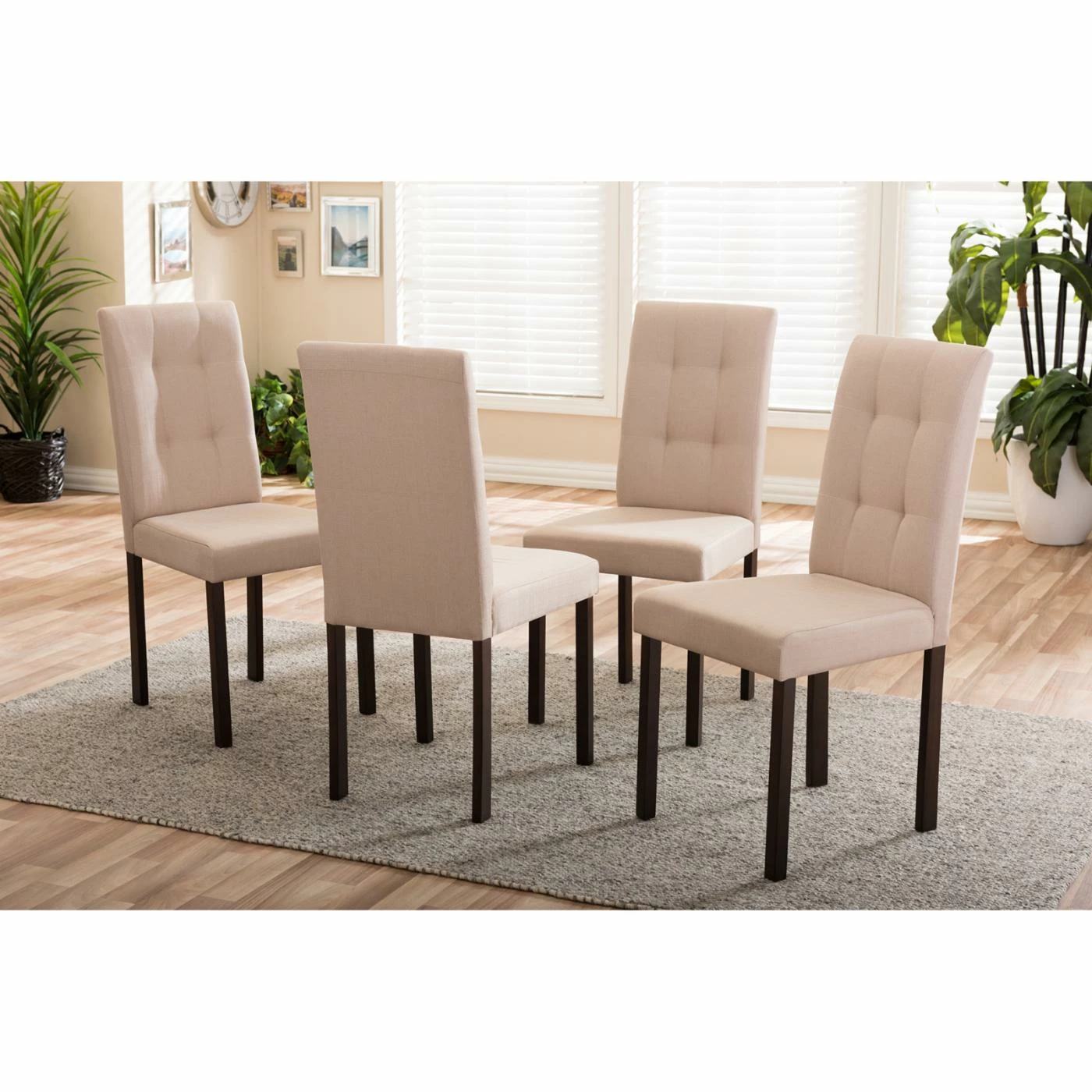 Best Sale ๐ Rectangle Baxton Studio Andrew 5 Piece Dining Table Set โจ 5 Best Sale ๐ Rectangle Baxton Studio Andrew 5 Piece Dining Table Set โจ - Image 3