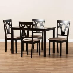 Wholesale π Rectangle Baxton Studio Sylvia 5 Piece Contemporary Dining Set π 8 Wholesale π Rectangle Baxton Studio Sylvia 5 Piece Contemporary Dining Set π -Kitchen Sales Store detailWSI4061