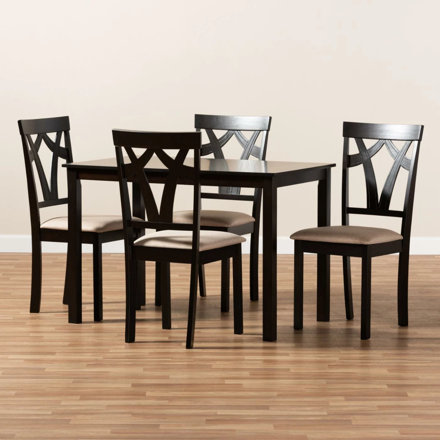 Wholesale π Rectangle Baxton Studio Sylvia 5 Piece Contemporary Dining Set π 5 Wholesale π Rectangle Baxton Studio Sylvia 5 Piece Contemporary Dining Set π - Image 3