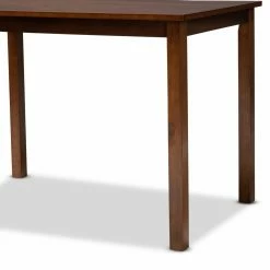 Cheap 🎁 Rectangle Baxton Studio Abilene 5 Piece Dining Table Set ⭐ -Kitchen Sales Store detailWSI4636