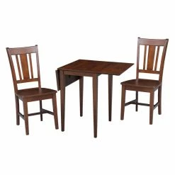 Cheap 🤩 Rectangle International Concepts Dual Drop Leaf Square 3 Piece Dining Table Set With San Remo Chairs ⌛ 8 Cheap 🤩 Rectangle International Concepts Dual Drop Leaf Square 3 Piece Dining Table Set With San Remo Chairs ⌛ -Kitchen Sales Store detailWWI634