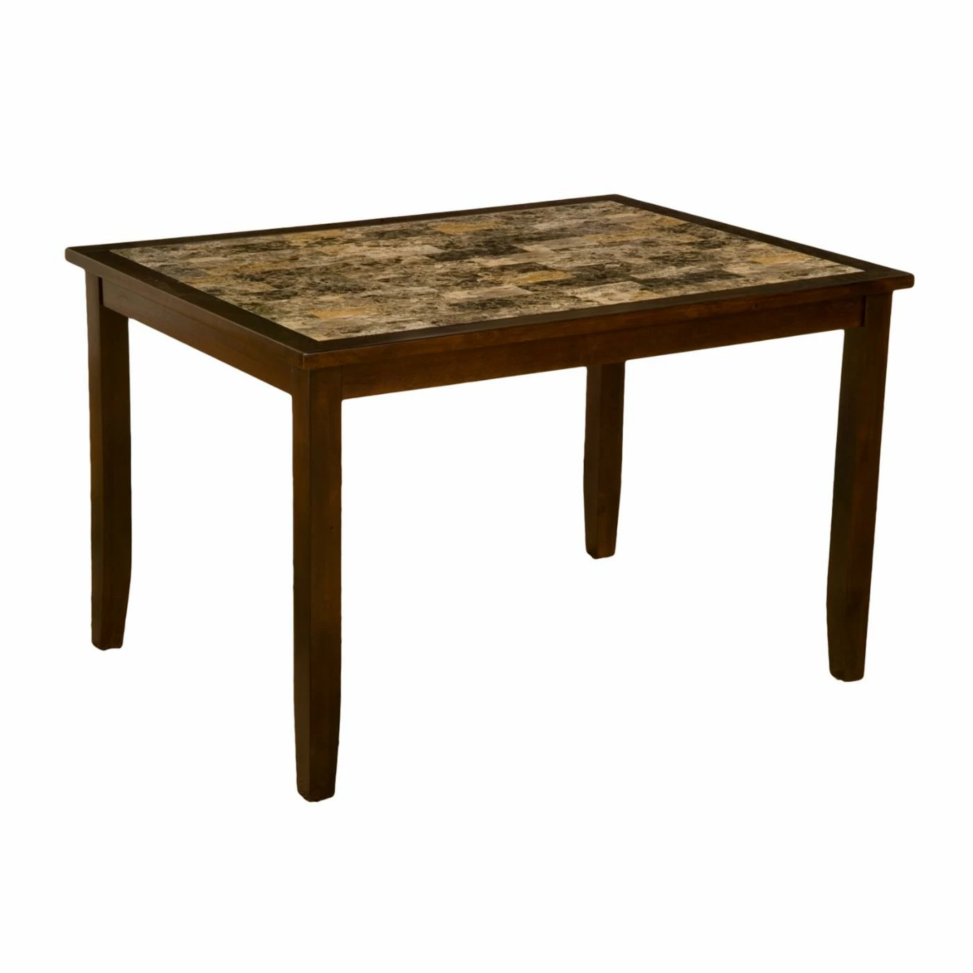 Best deal 🤩 Rectangle Alpine Furniture Capitola Faux Marble 5 Piece Dining Table Set - Espresso 🔔 4 Best deal 🤩 Rectangle Alpine Furniture Capitola Faux Marble 5 Piece Dining Table Set - Espresso 🔔 - Image 2