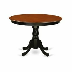 Cheap ✔️ East West Furniture Hartland HLDO3 Three Piece Round Pedestal Dining Table Set ✔️ -Kitchen Sales Store inuseEASE1370