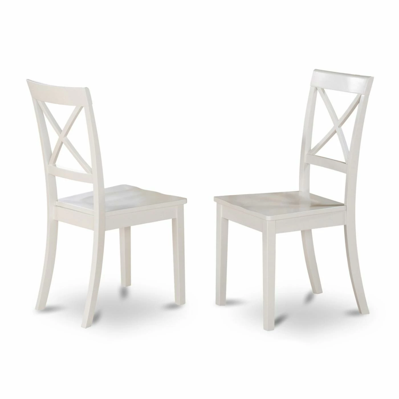 Best Sale โ Round East West Furniture Sudbury 3 Piece Dual Drop Leaf Dining Table Set With Cross Back Dining Chairs - Linen White ๐ฅ 4 Best Sale โ Round East West Furniture Sudbury 3 Piece Dual Drop Leaf Dining Table Set With Cross Back Dining Chairs - Linen White ๐ฅ - Image 2