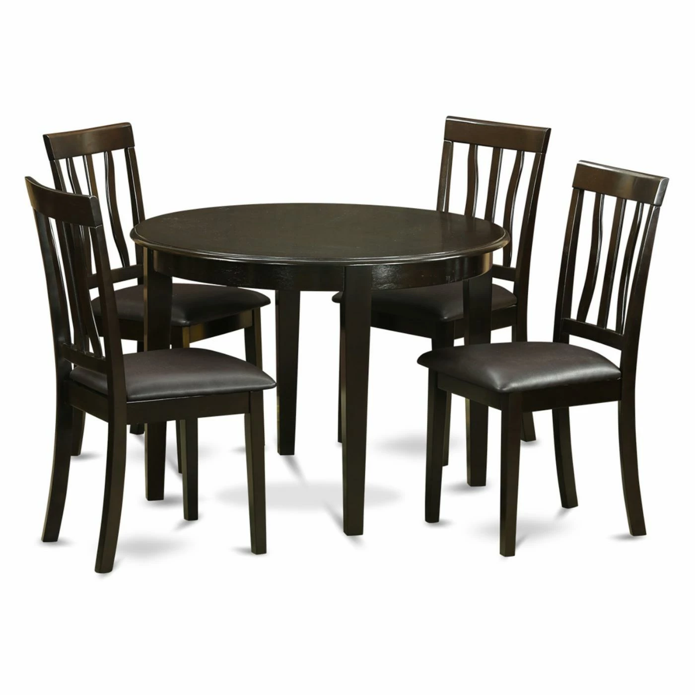 Coupon π Round East West Furniture Boston 5 Piece Splat Back Dining Table Set π₯° 4 Coupon π Round East West Furniture Boston 5 Piece Splat Back Dining Table Set π₯° - Image 2