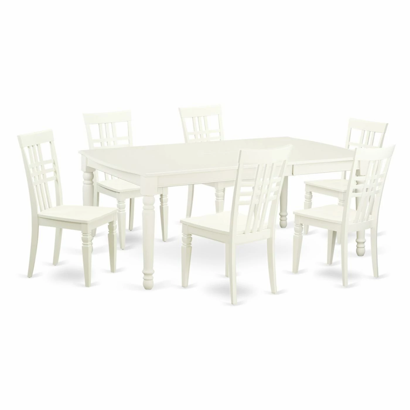 Budget π Rectangle East West Furniture Dover 7 Piece Latticeback Dining Table Set β€οΈ 4 Budget π Rectangle East West Furniture Dover 7 Piece Latticeback Dining Table Set β€οΈ - Image 2
