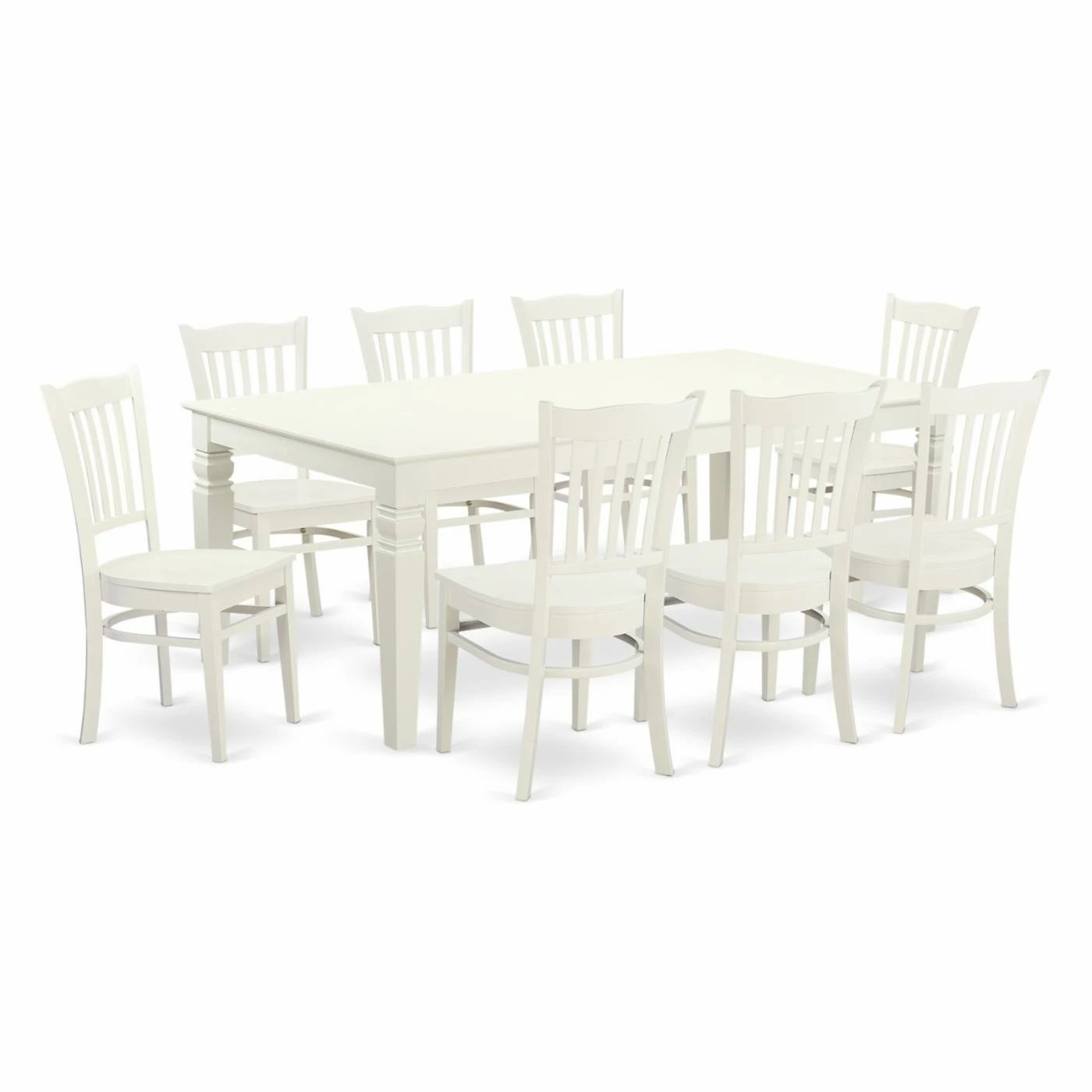 Deals π₯° Rectangle East West Furniture Logan 9 Piece Comb Back Dining Table Set π€© 4 Deals π₯° Rectangle East West Furniture Logan 9 Piece Comb Back Dining Table Set π€© - Image 2