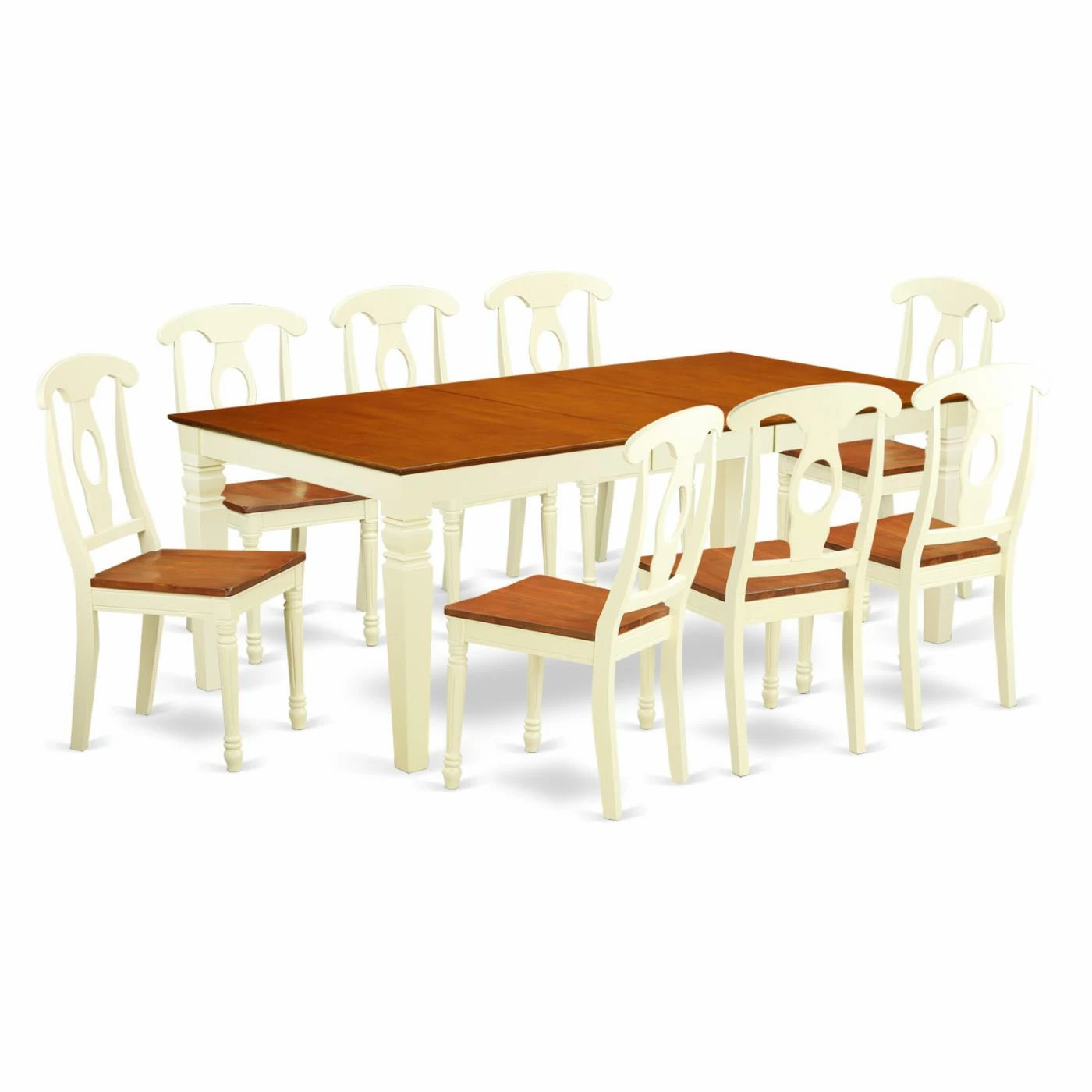 Discount 🥰 Casual Dining Sets East West Furniture Logan 9 Piece Keyhole Dining Table Set 👍 4 Discount 🥰 Casual Dining Sets East West Furniture Logan 9 Piece Keyhole Dining Table Set 👍 - Image 2