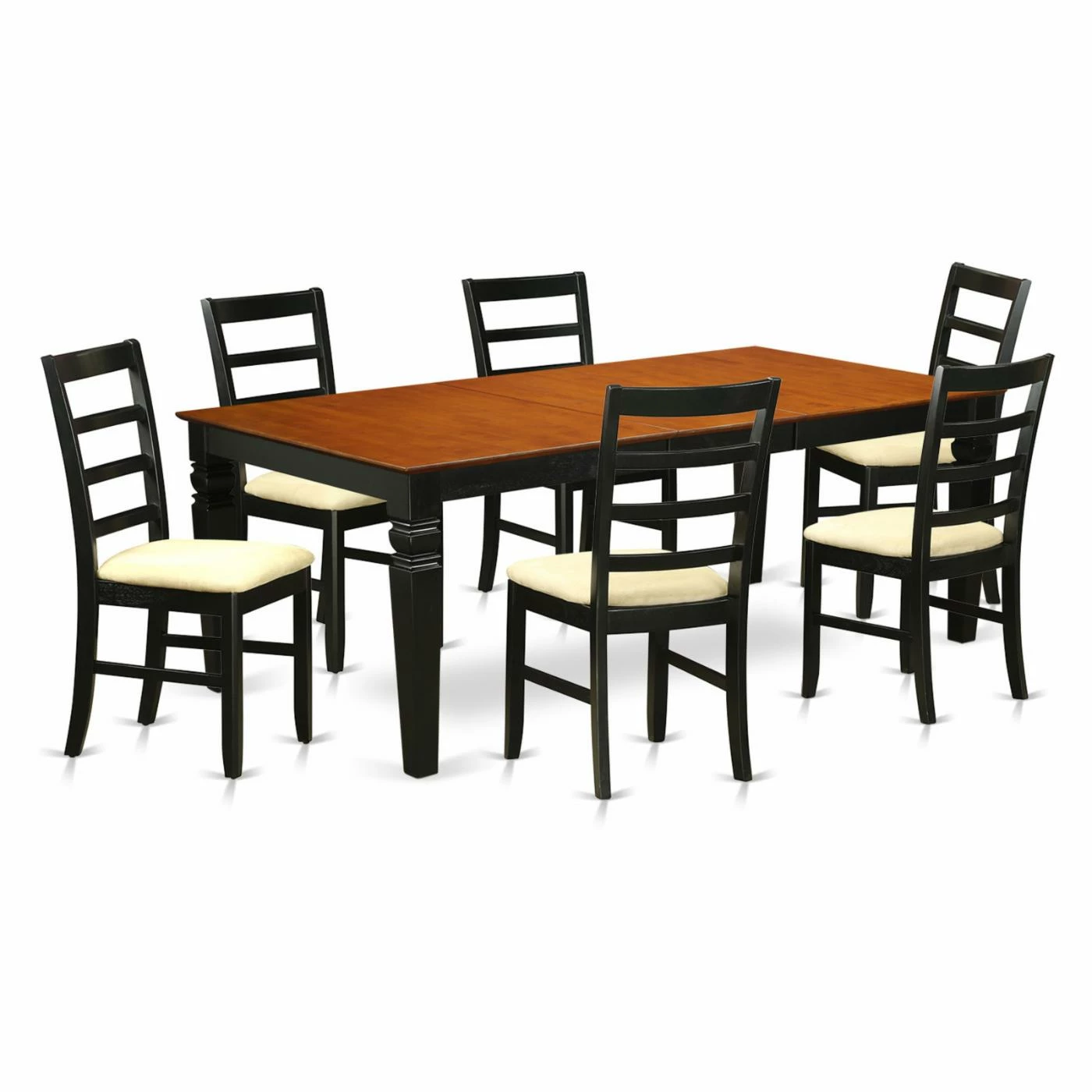 Best Pirce π₯° Rectangle East West Furniture Logan 7 Piece Shaker Dining Table Set β¨ 4 Best Pirce π₯° Rectangle East West Furniture Logan 7 Piece Shaker Dining Table Set β¨ - Image 2