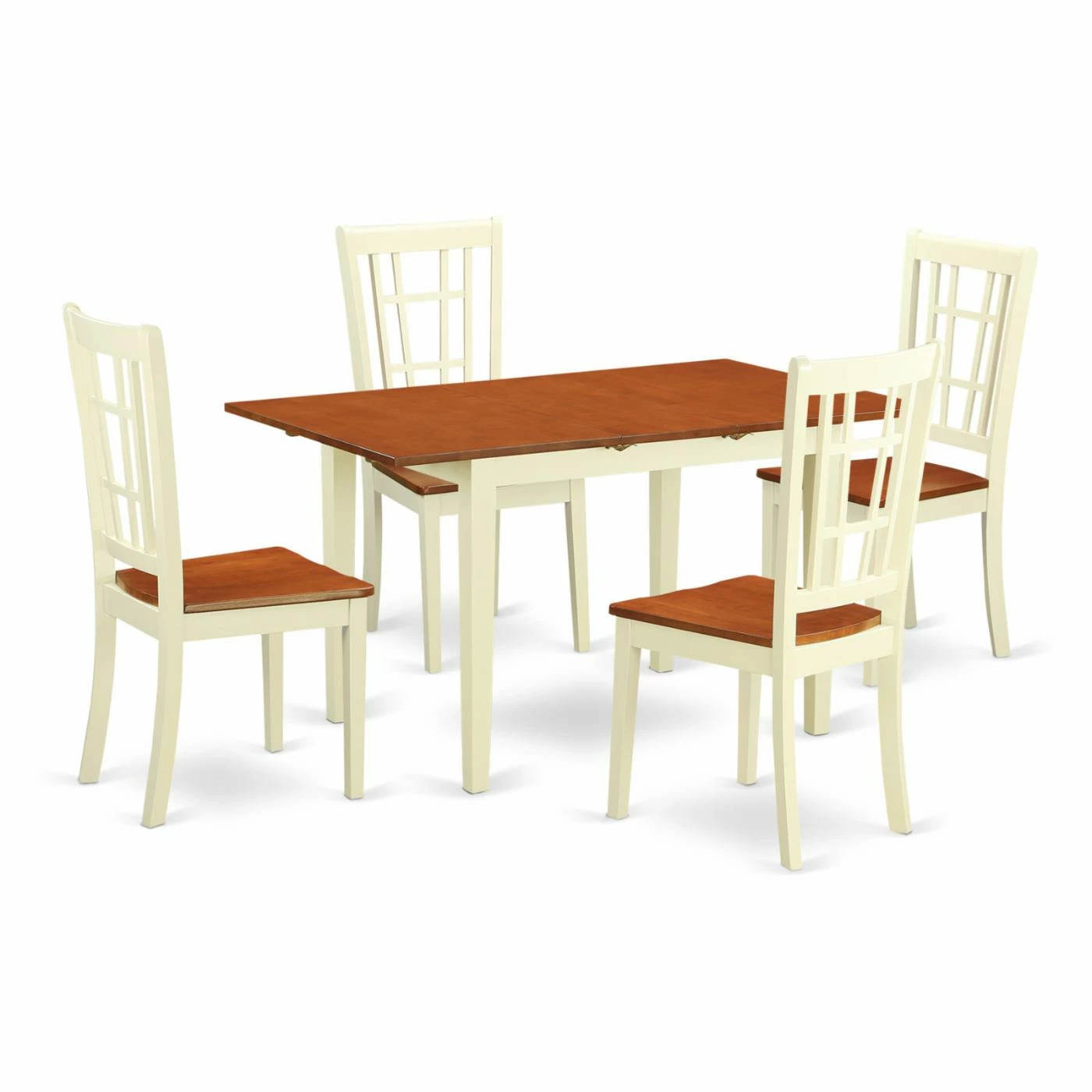 Cheapest π Rectangle East West Furniture Norfolk 5 Piece Windowpane Dining Table Set π₯° 4 Cheapest π Rectangle East West Furniture Norfolk 5 Piece Windowpane Dining Table Set π₯° - Image 2