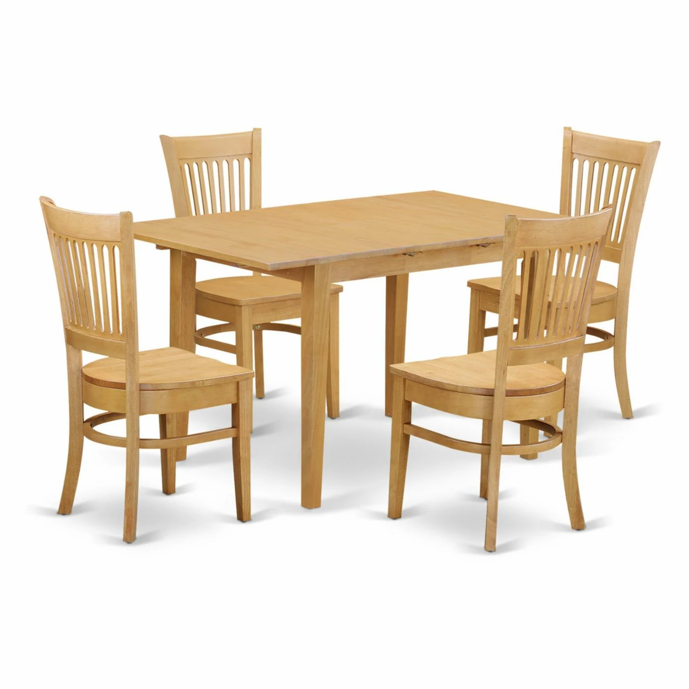 New π Rectangle East West Furniture Norfolk 5 Piece Hepplewhite Modern Dining Table Set π― 4 New π Rectangle East West Furniture Norfolk 5 Piece Hepplewhite Modern Dining Table Set π― - Image 2