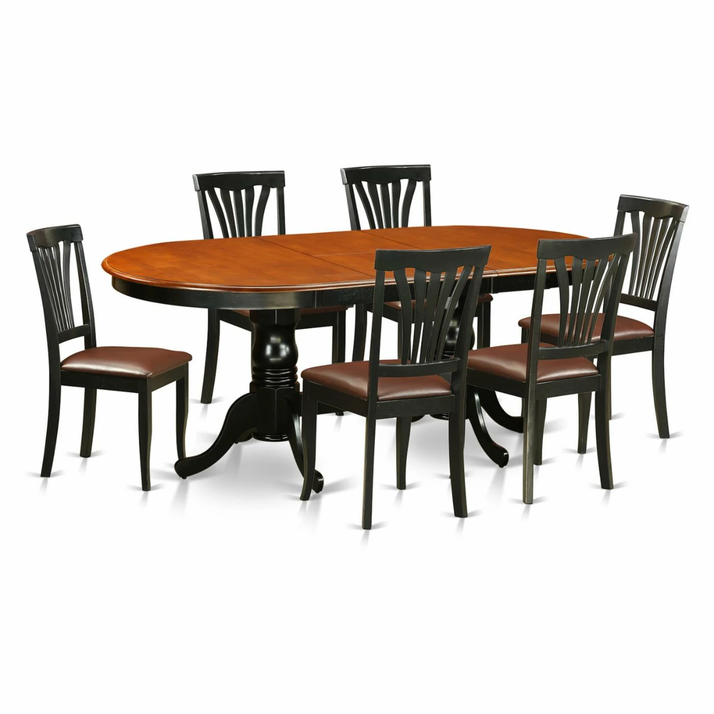 Deals ๐ฅ Oval East West Furniture Plainville 7 Piece Lath Back Dining Table Set ๐ 4 Deals ๐ฅ Oval East West Furniture Plainville 7 Piece Lath Back Dining Table Set ๐ - Image 2
