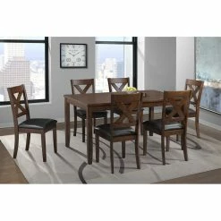Promo ⭐ Rectangle Picket House Furnishings Alexa 7 Piece Standard Height Dining Table Set 🎁 13 Promo ⭐ Rectangle Picket House Furnishings Alexa 7 Piece Standard Height Dining Table Set 🎁 -Kitchen Sales Store inuseELET1020