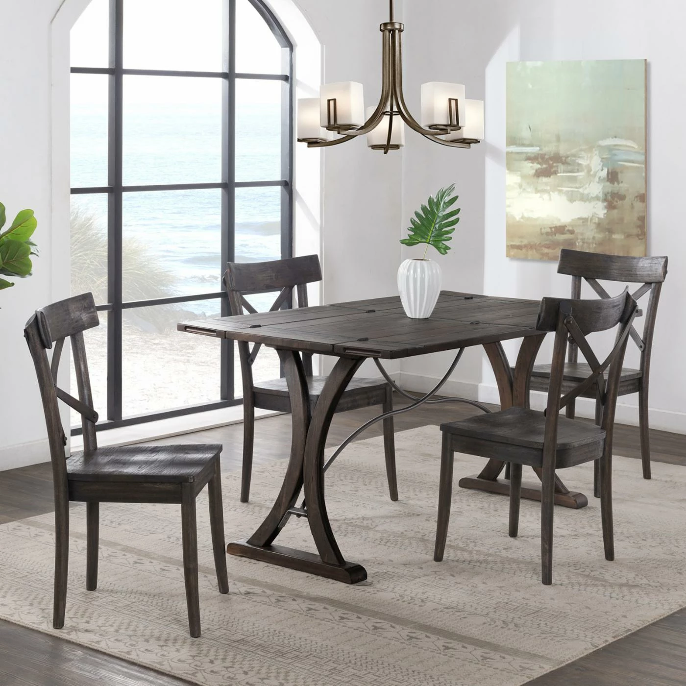 Buy ⌛ Rectangle Picket House Furnishings Camden 5 Piece Folding Top Dining Set ✨ 4 Buy ⌛ Rectangle Picket House Furnishings Camden 5 Piece Folding Top Dining Set ✨ - Image 2