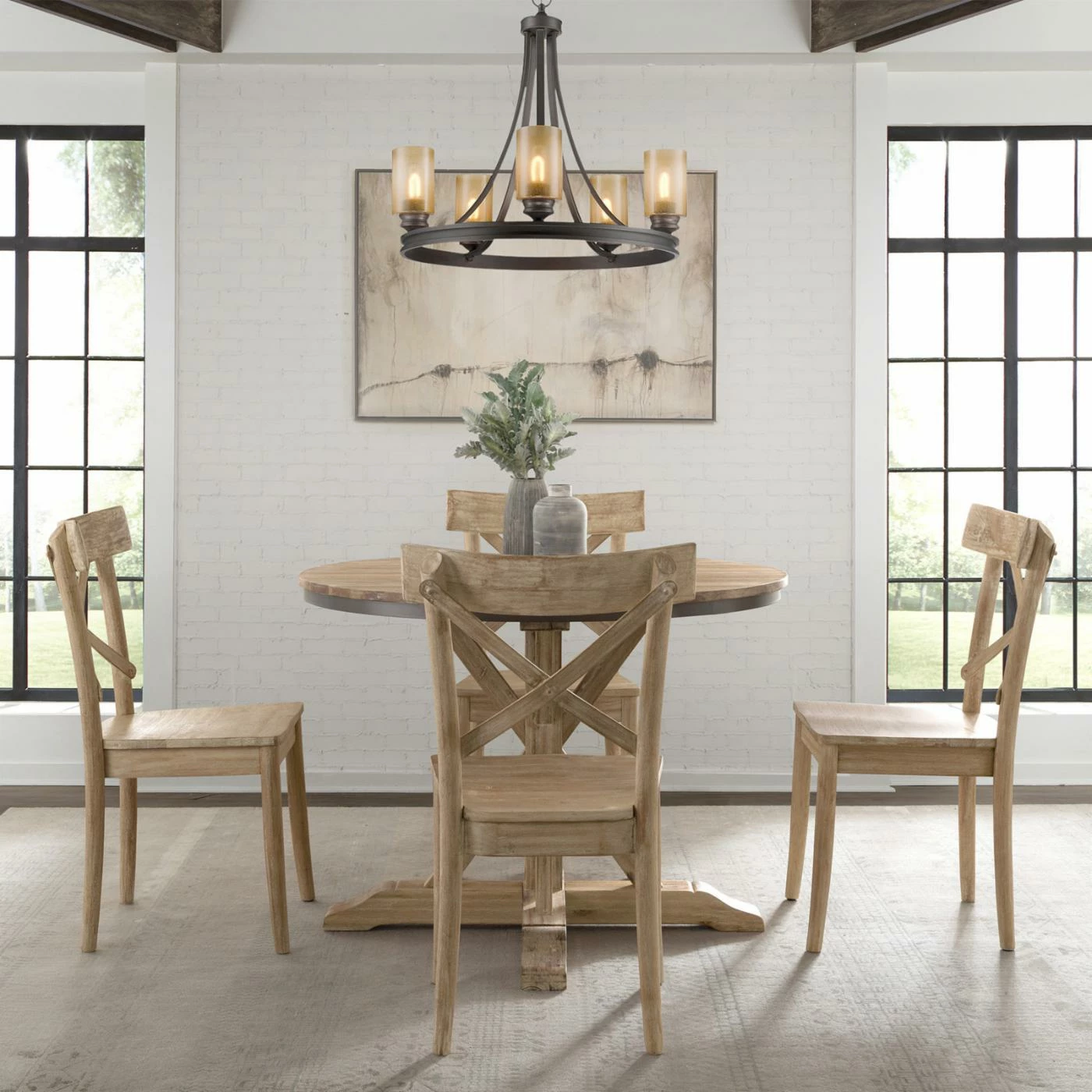 Coupon 😍 Picket House Furnishings Keaton 5 Piece Round Dining Set 👏 4 Coupon 😍 Picket House Furnishings Keaton 5 Piece Round Dining Set 👏 - Image 2