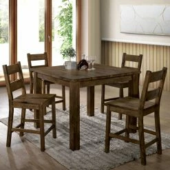 Coupon 💯 Square Furniture Of America Belton 5 Piece Counter Height Table Set 🛒 9 Coupon 💯 Square Furniture Of America Belton 5 Piece Counter Height Table Set 🛒 -Kitchen Sales Store inuseENLB4943