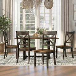 Discount ๐ Rectangle Furniture Of America Merritt 5 Piece Rustic Dinning Set - Antique Light Oak ๐ 12 Discount ๐ Rectangle Furniture Of America Merritt 5 Piece Rustic Dinning Set - Antique Light Oak ๐ -Kitchen Sales Store inuseENLB5363