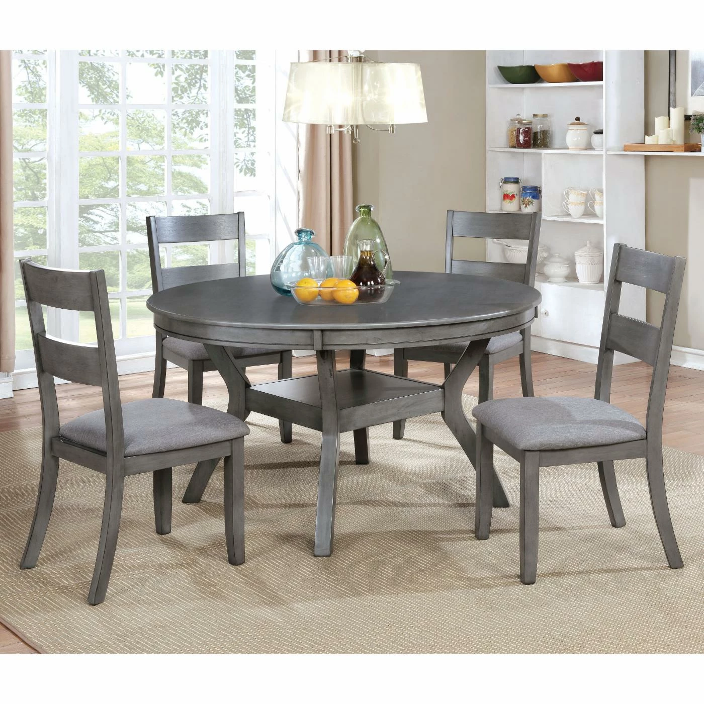 Cheap ๐ Round Furniture Of America Garison Transitional Dining Sets โ๏ธ 4 Cheap ๐ Round Furniture Of America Garison Transitional Dining Sets โ๏ธ - Image 2