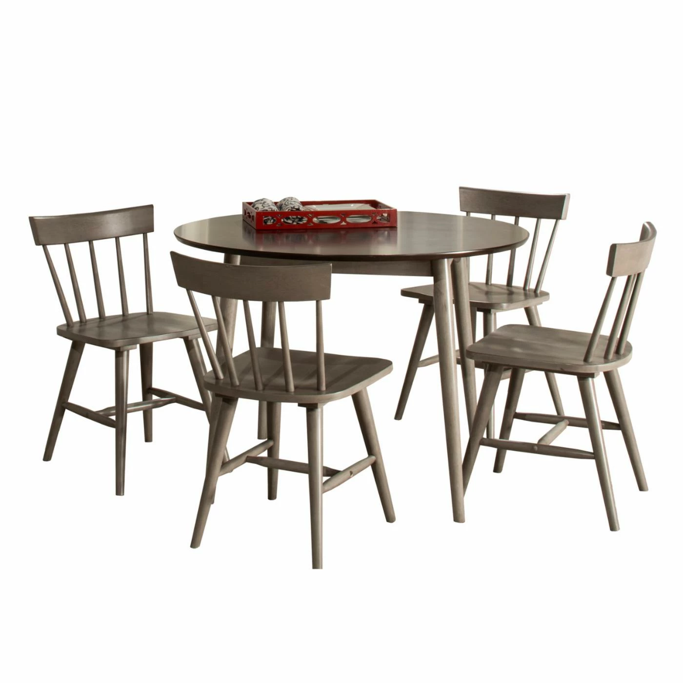 Coupon 🌟 Round Hillsdale Mayson 5 Piece Spindle Dining Set 🔥 4 Coupon 🌟 Round Hillsdale Mayson 5 Piece Spindle Dining Set 🔥 - Image 2