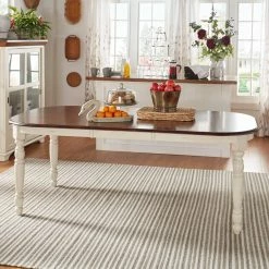 Brand new 🔥 Rectangle HumbleNest Homestead Distressed Two Tone 5 Piece Dining Set ✔️ -Kitchen Sales Store inuseHME3144