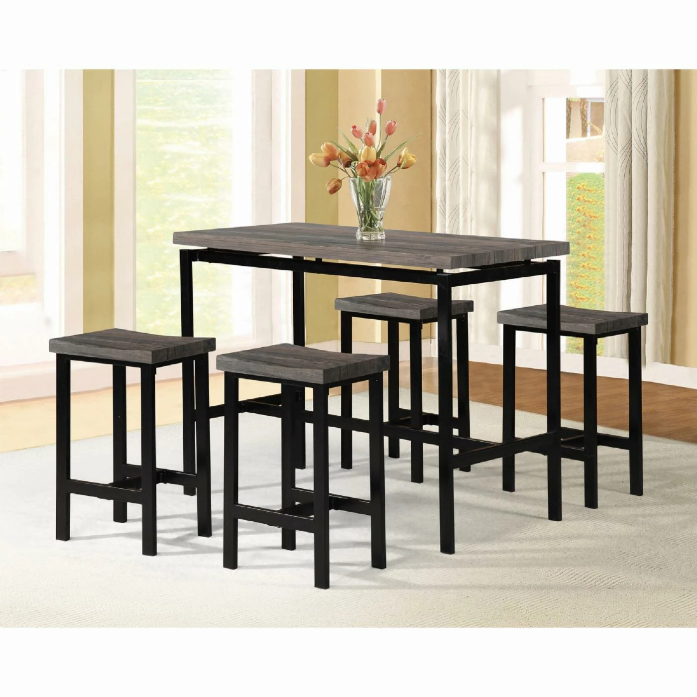 New ๐ฅ Rectangle Milton Greens Stars Ethan 5 Piece Counter Height Dining Set ๐ฅฐ 3 New ๐ฅ Rectangle Milton Greens Stars Ethan 5 Piece Counter Height Dining Set ๐ฅฐ - Image 2