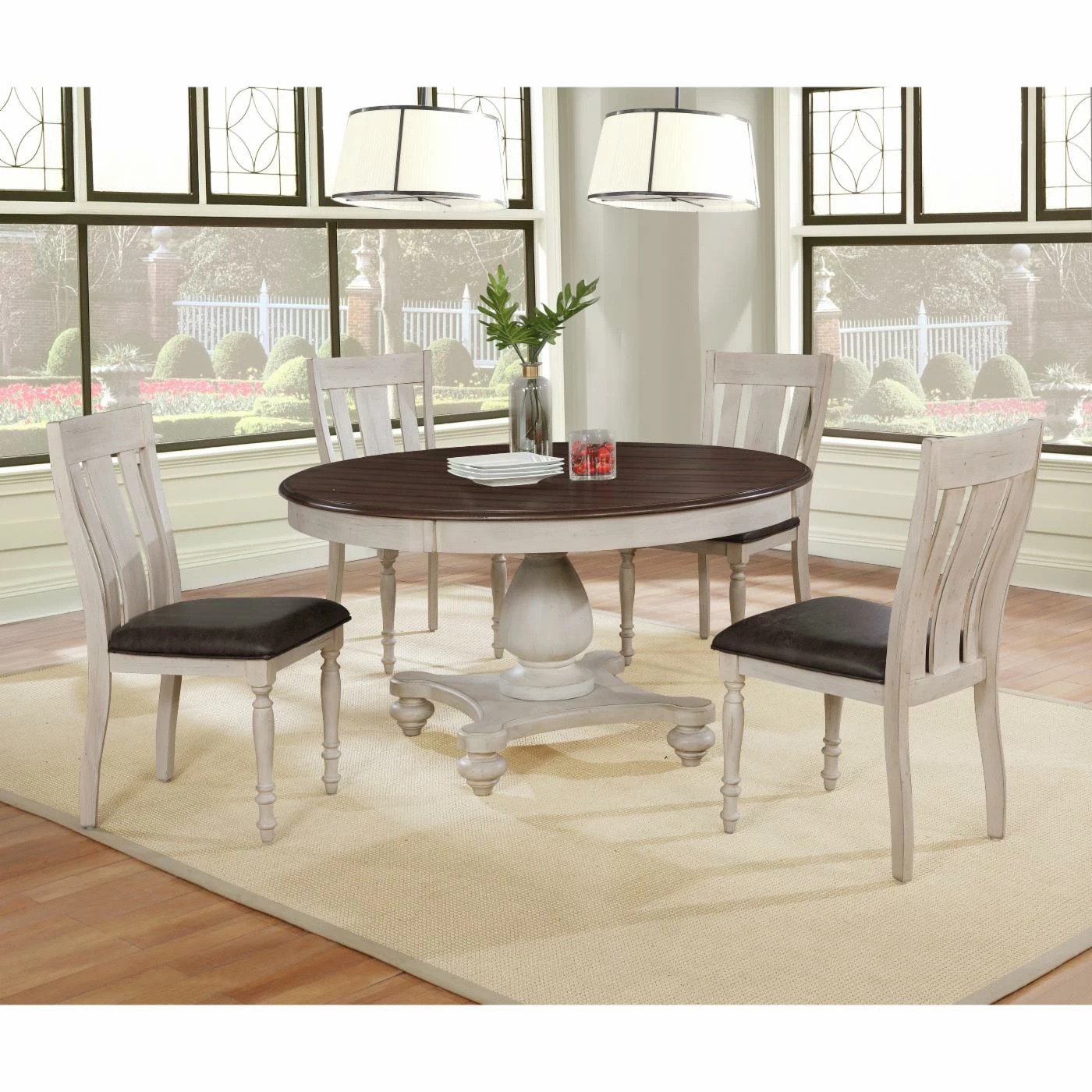Best deal ✨ Roundhill Furniture Arch Round 5 Piece Dining Set 🔥 4 Best deal ✨ Roundhill Furniture Arch Round 5 Piece Dining Set 🔥 - Image 2