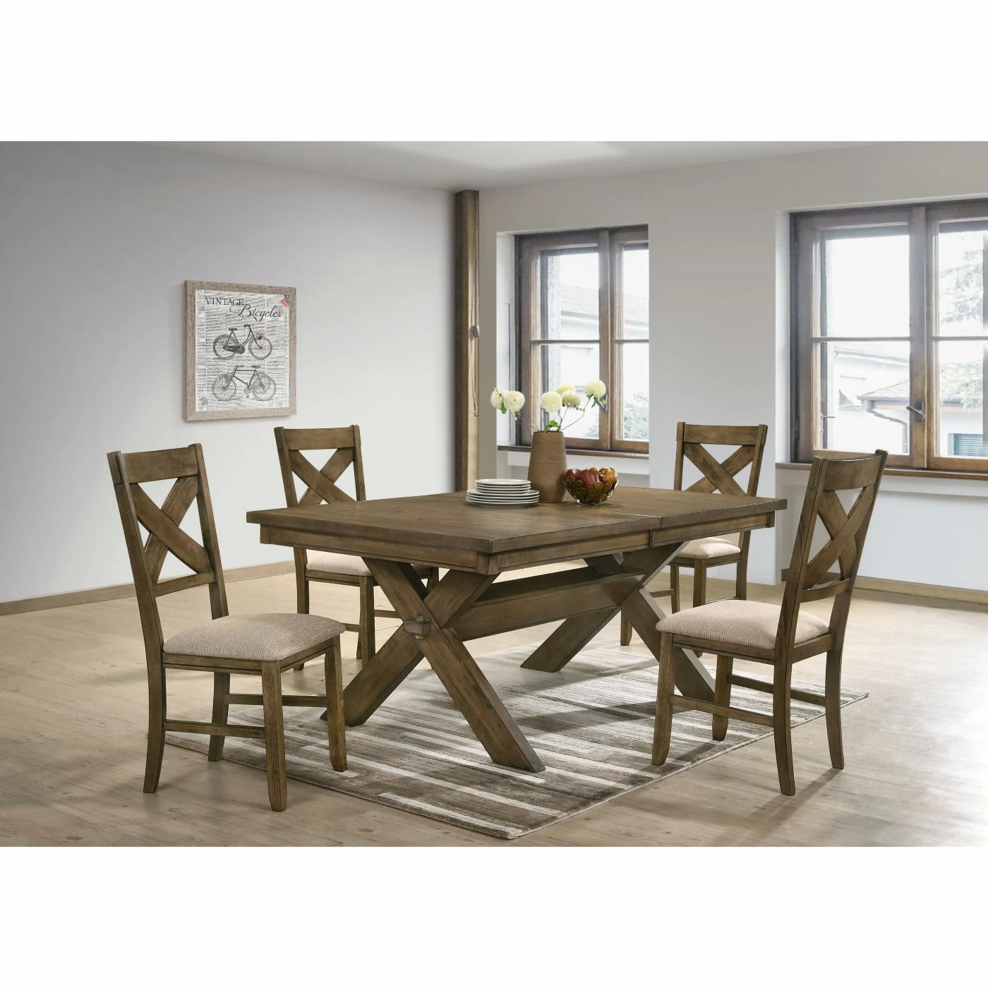 Flash Sale ๐งจ Rectangle Roundhill Furniture Raven 5 Piece Dining Set โค๏ธ 4 Flash Sale ๐งจ Rectangle Roundhill Furniture Raven 5 Piece Dining Set โค๏ธ - Image 2