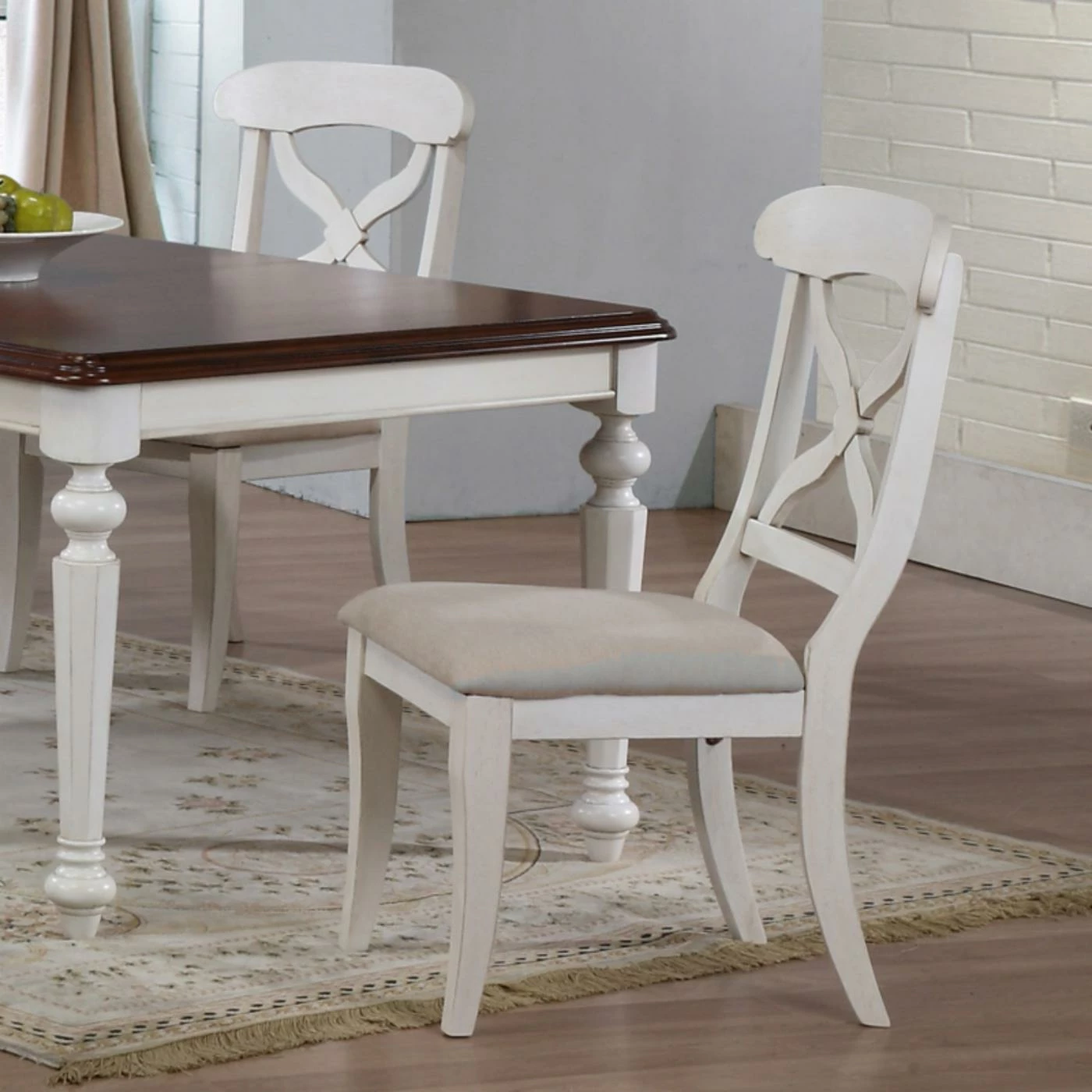 Coupon π€© Oval Sunset Trading Andrews 5 Piece Pedestal Dining Set - Antique White π― 4 Coupon π€© Oval Sunset Trading Andrews 5 Piece Pedestal Dining Set - Antique White π― - Image 2