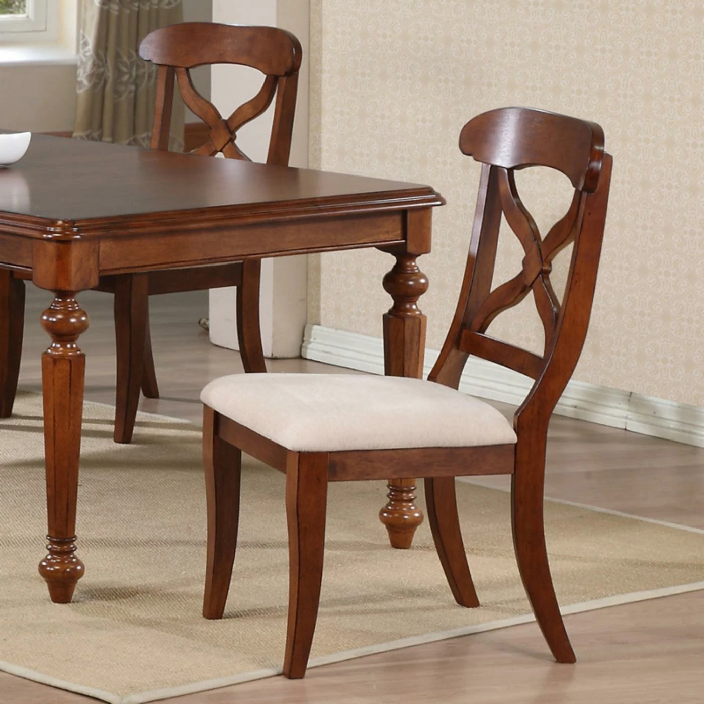 Coupon 🌟 Sunset Trading Andrews 5 Pc. Rectangle Dining Set - Chestnut ✔️ 4 Coupon 🌟 Sunset Trading Andrews 5 Pc. Rectangle Dining Set - Chestnut ✔️ - Image 2