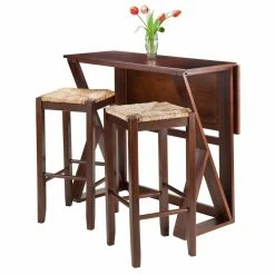 Flash Sale 🥰 Rectangle Winsome Trading Harrington 3 Piece Counter Height Dining Table Set With 29 In. Rush Seat Stools ❤️ 5 Flash Sale 🥰 Rectangle Winsome Trading Harrington 3 Piece Counter Height Dining Table Set With 29 In. Rush Seat Stools ❤️ -Kitchen Sales Store inuseWI678