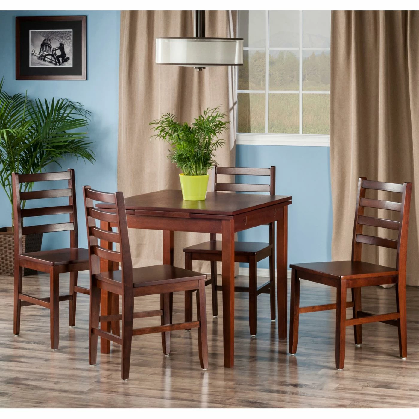 Best reviews of 😍 Square Winsome Pulman 5 Piece Extension Dining Table Set With Ladderback Chairs 😍 4 Best reviews of 😍 Square Winsome Pulman 5 Piece Extension Dining Table Set With Ladderback Chairs 😍 - Image 2