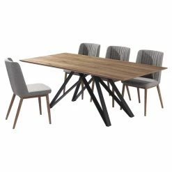 Best reviews of ✔️ Rectangle Home Chic Palmas 5 Piece Dining Set 😍
