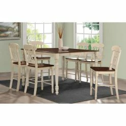 Buy 😉 Acme Furniture Dylan 7 Piece Square Counter Height Dining Table Set 🎁
