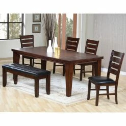 Top 10 💯 Acme Furniture Rectangle Urbana 6 Pc. Dining Table Set With Bench 🎉
