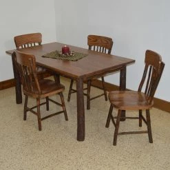 Best Sale 😍 A & L Furniture Rectangle A & L Furniture Hickory 5 Piece Patio Dining Set ✨