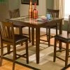 Best reviews of ✨ Square Alpine Furniture Capitola Faux Marble 5-Piece Small Counter Height Pub Set - Espresso 👍 -Kitchen Sales Store masterALPE128