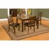 Best deal 🤩 Rectangle Alpine Furniture Capitola Faux Marble 5 Piece Dining Table Set - Espresso 🔔 -Kitchen Sales Store masterALPE187
