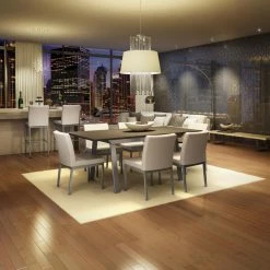 Best deal 🤩 Rectangle Amisco Drift Perry 7 Piece Dining Table Set 🎁