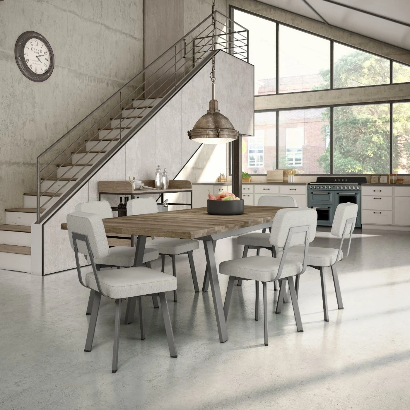 Brand new 💯 Rectangle Amisco Kane Clarkson 7 Piece Dining Table Set 💯 3 Brand new 💯 Rectangle Amisco Kane Clarkson 7 Piece Dining Table Set 💯